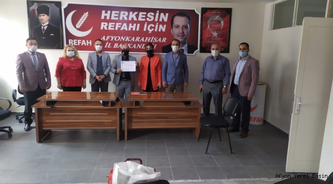 “Kan Ver Afyon” kampanyasına Milli Görüş desteği