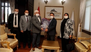 KENT KONSEYİ´NDEN VALİ ÇİÇEK VE AK PARTİ İL BAŞKANI ULUÇAY´A ZİYARET