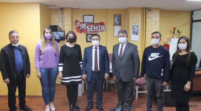 Vali Gökmen Çiçek Gazete Ziyaretlerine Devam Ediyor