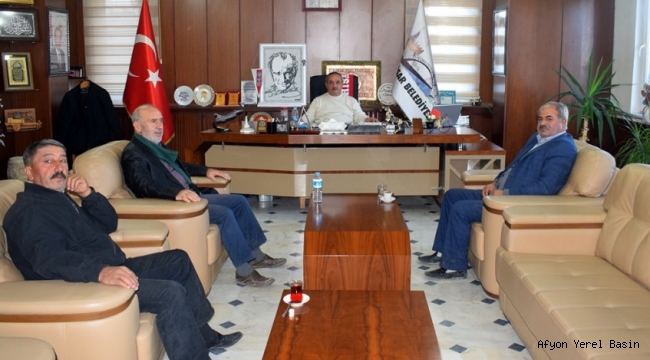 Eski Dostlardan, Başkan Şahin’e Ziyaret