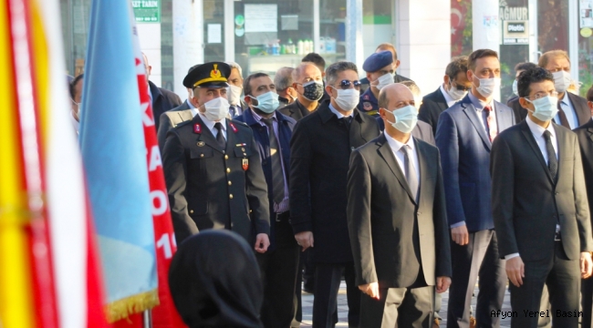 Şuhut’ta 10 Kasım Atatürk’ü anma töreni düzenlendi.