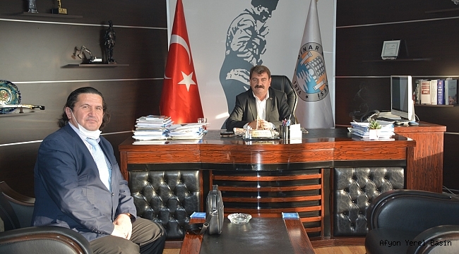Yeni Tapu Müdürü Kodaloğlu’ndan Başkan Sarı’ya ziyaret