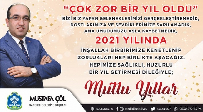BAŞKAN MUSTAFA ÇÖL’DEN YENİ YIL MESAJI