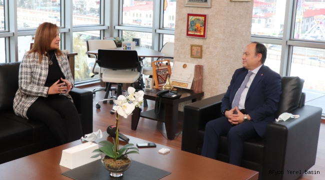 CHP AFYONKARAHİSAR MİLLETVEKİLİ KÖKSAL, ATSO’YU ZİYARET ETTİ