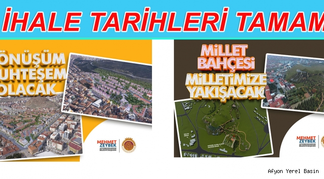 DÖNÜŞÜM MUHTEŞEM OLACAK, MİLLET BAHÇESİ ŞEHRİMİZE YAKIŞACAK