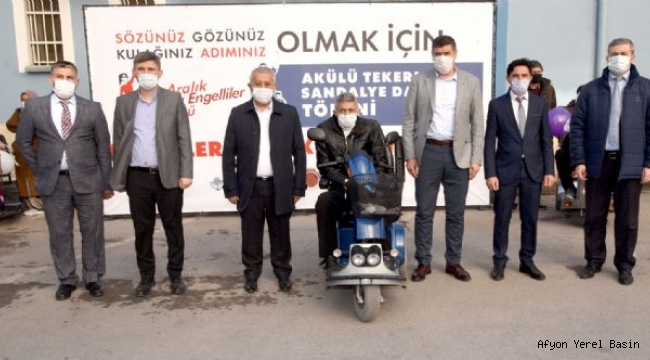 ENGELLİ KARDEŞLERİMİZE AKÜLÜ ARAÇ