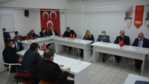 Kocacan, MHP’li başkanlarla istişare yaptı