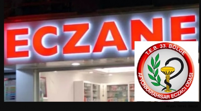 NÖBETÇİ ECZANE LİSTESİ..