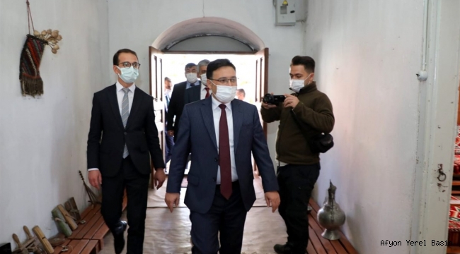 Vali Gökmen Çiçek Kızılören ve Hocalar İlçesinde İncelemelerde Bulundu