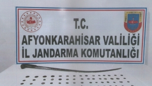 Afyon'da tarihi eser operasyonu: 2 gözaltı