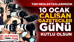 AFYONKARAHİSAR'DA 2020 YILINDA İZ BIRAKAN GAZETECİLER..