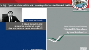 AKADEMISYEN DEĞERLERİMİZ Dr. Öğretim Üyesi Semih Sırrı ÖZDEMİR