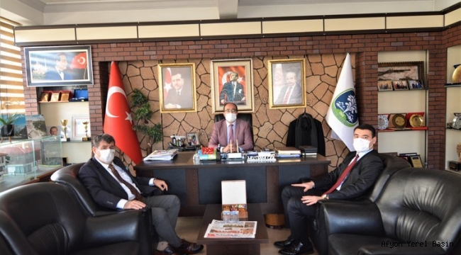 EFLATUN CAN TORTOP’TAN BAŞKAN MUSTAFA ÇÖL’E ZİYARET