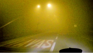 Görüş mesafesi 2 metreye düştü.!!