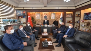 İLÇE MİLLİ EĞİTİM MÜDÜRÜNDEN BAŞKAN ÇÖL’E ZİYARET