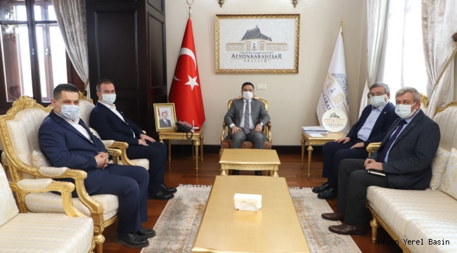 ODA BAŞKANLARINI DİNLEDİLER, VALİ ÇİÇEK VE İGM BAŞKANI ÇOBAN’I ZİYARET ETTİLER