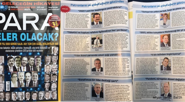 SERTESER’İN DEĞERLENDİRMELERİ PARA DERGİSİ 2021 ALMANAK’TA YER ALDI