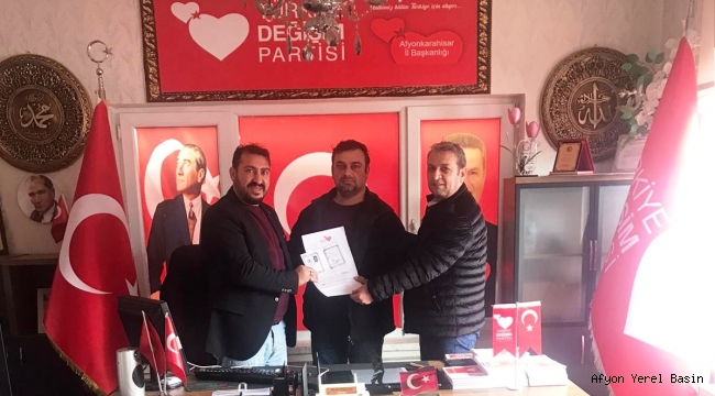 TDP'NİN EMİRDAĞ İLÇE BAŞKANLIĞINA HAKAN KOÇ ATANDI..
