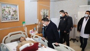 Vali Gökmen Çiçek’ten Geçmiş Olsun Ziyareti