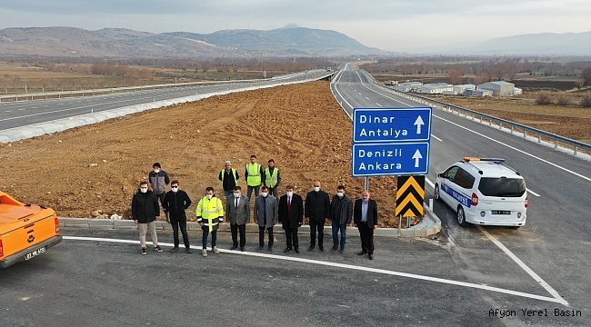 Yeni Çivril yolu ulaşıma açıldı