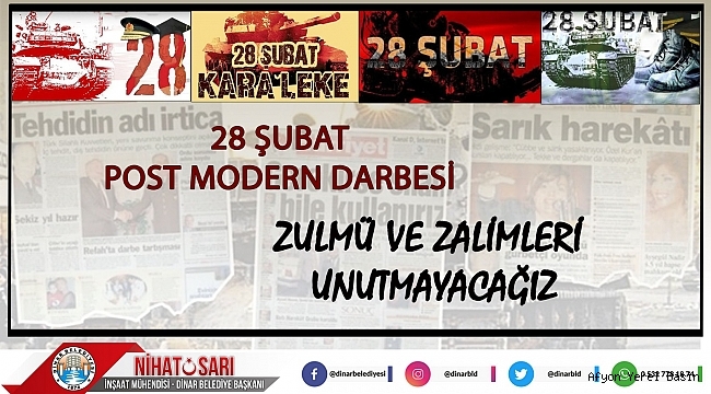 Başkan Sarı’dan 28 Şubat Mesajı