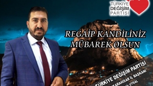 Başkan Uysal’dan Regaip Kandili mesajı