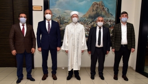 DİYANET İŞLERİ BAŞKANI PROF. DR. ALİ ERBAŞ´TAN AFYON BELEDİYESİNE ZİYARET