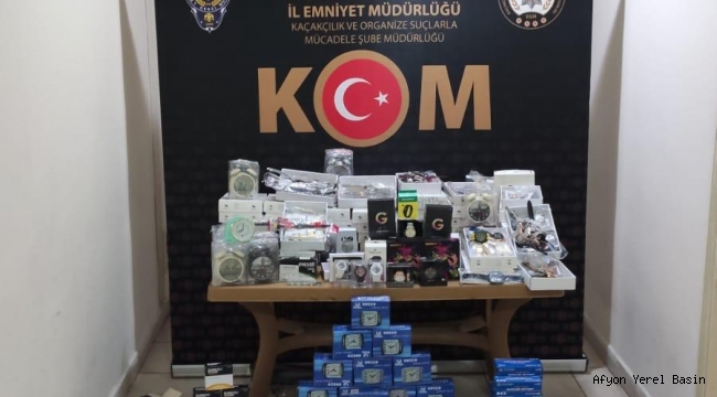 EMNİYET MÜDÜRLÜĞÜ KAÇAKCILARA GEÇİT VERMİYOR..