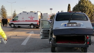 KOREL OTEL ÖNÜNDE MEYDANA GELEN KAZADA 5 KİŞİ YARALANDI..