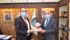 SOSYAL HİZMET MERKEZİNDEN BAŞKAN MUSTAFA ÇÖL'E ZİYARET