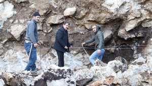 Suçıkan Park Tesisleri mutfak inşaatının zemini hazırlanıyor