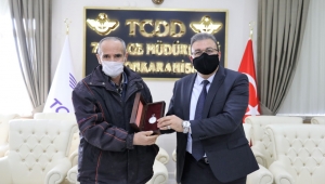 TCDD 7.Bölge Müdürlüğünde Emekliler için Hediye Töreni..