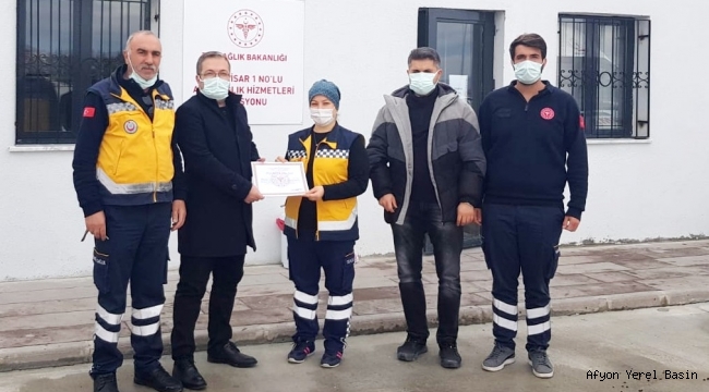 112 Ekibinin Başarılı Mücadelesi karşılıksız kalmadı..