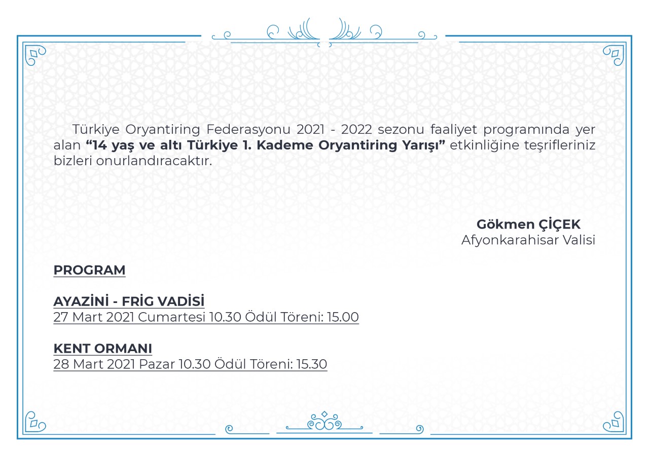 14 Yaş ve Altı Kademe Yarışması yapılacak..