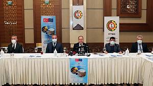 ATSO YÖNETİM KURULU, BASIN MENSUPLARI İLE BİR ARAYA GELDİ 