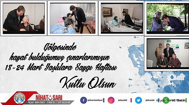 Başkan Sarı’dan 18-24 Mart Yaşlılara Saygı Haftası mesajı