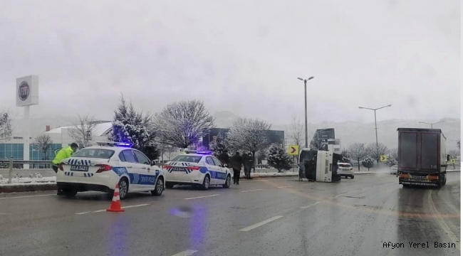 BUZLANMA İLE BİRLİKTE ÇOK SAYIDA KAZA MEYDANA GELDİ..