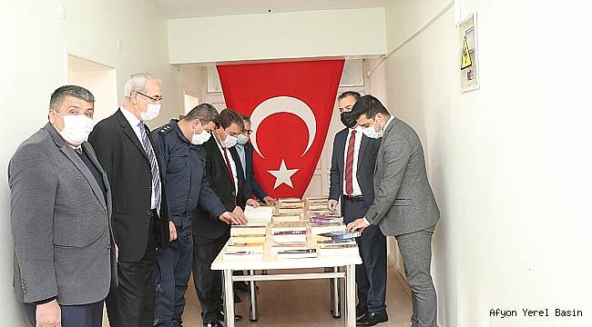 Dinar'da Kütüphane Haftasında Anlamlı ziyaret