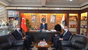 MİLLİ EĞİTİM MÜDÜRLÜĞÜNDEN BAŞKAN MUSTAFA ÇÖL’E ZİYARET 