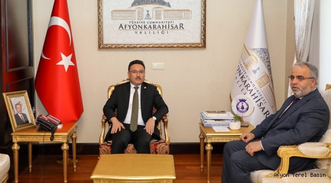 Vali Gökmen Çiçek Diyanet İşleri Başkan Yardımcısı Burhan İşliyen’i Ağırladı