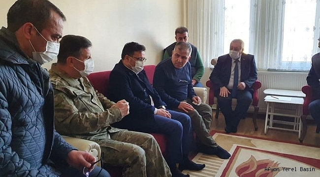 Valimiz Çiçek Şehidimiz Ast. Kd. Çvş. Şükrü Karadirek'in Baba Ocağına Taziyede bulundu