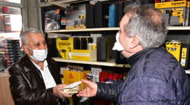 ZEYBEK BAŞKAN´DAN SANAYİ ESNAFINA KANDİL ZİYARETİ