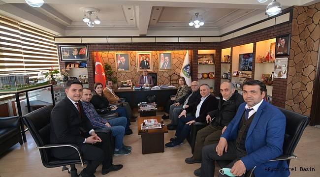 AFYONKARAHİSAR İMO’DAN BAŞKAN MUSTAFA ÇÖL’E ZİYARET