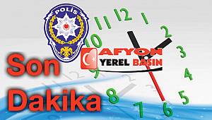 BANAZ BİLGİ VERDİ, AFYON POLİSİ YAKALADI..