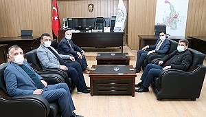 Evciler Heyetinden Başkan Sarı’ya ziyaret