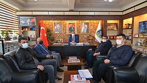 İLÇE EMNİYET MÜDÜRLÜĞÜNDEN BAŞKAN MUSTAFA ÇÖL’E ZİYARET