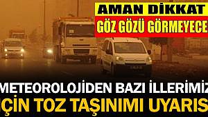 Meteoroloji'den Afyon'a önemli uyarı.!