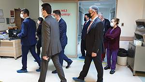 SAĞLIK İL MÜDÜRÜ KORMAZ ÇALIŞMALARI YERİNDE İNCELİYOR..