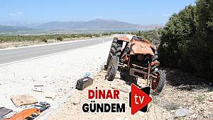  Takla Atan Traktör Sürücüsü Ağır Yaralandı