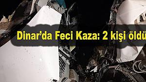  TIR ile Beton mikseri Kamyonu kafa kafaya çarpıştı: 2 ölü